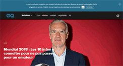 Desktop Screenshot of gqmagazine.fr